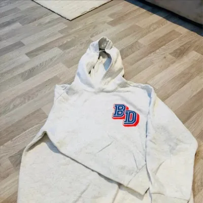 Sweat à capuche H&M – Beige / crème – XL (relaxed fit)